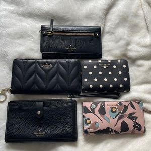 Assorted Kate Spade Wallets. All sold together.